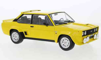 Fiat 131 Abarth, yellow 1980  IXO  18CMC128