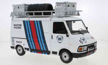 Fiat 242 Martini Rally Team Assistance with accessories tire rack and tires 1986  IXO  18RMC084XE
