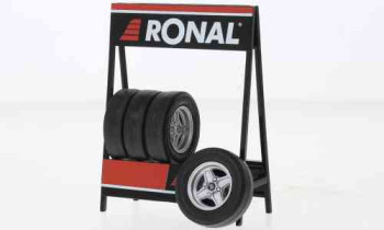 Accessory wheel set Ronal X Pack silver set of 4 wheels  IXO  18SET008W