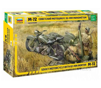 Soviet Motorcycle M-72 1/35