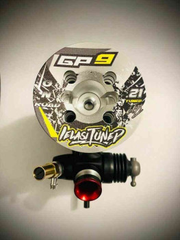 IELASITUNED  GP9 .21 ONROAD 3,5cc STEEL REAR BEARING, SHAFT WITH DLC COATED, HAND TUNED