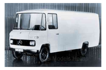 Mercedes L 608D, white, 1980 WHITE BOX WB235