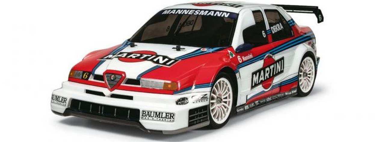 ホビーラジコン Tamiya Alfa Romeo 155 V6 TI TT-02 Tamiya RC 58606 1:10 Alfa Romeo 155 V6 Ti Martini TT-02 RC