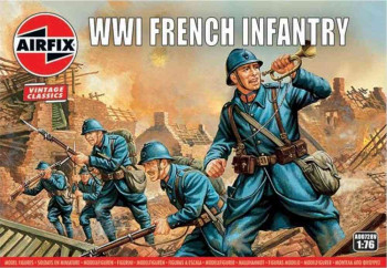 WW1 FRENCH INFANTRY  AIRFIX  00728V