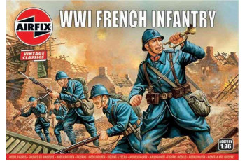 WW1 FRENCH INFANTRY  AIRFIX  00728V