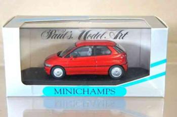 MINICHAMPS 023002 BMW E1 SALOON FINISHED IN RED/BIEGE INTERIOR