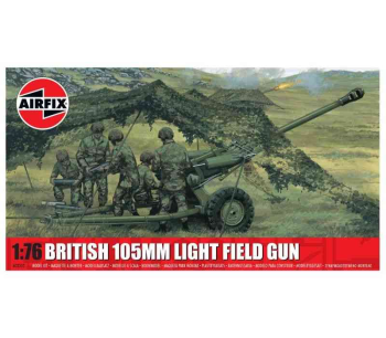 British 105mm Light Field Gun, 1/76