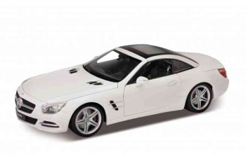  mercedes benz sl500 hard top, white WELLY 18046Hw