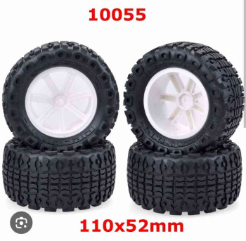 Tires for 1/10th desert buggy 4pcs