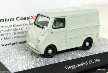 PREMIUM 11100 GOGGGOMOBIL TL 250 DIECAST MODEL VAN IN GREY