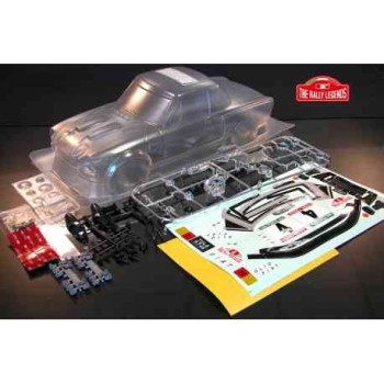 124 RALLY CLEAR BODY WITH ACCESSORIES  EZRL2410