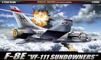 Academy 12434 F-8E [VF-111 SUNDOWNERS]