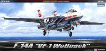 Academy 12504 F-14A [VF-1 Wolfpack]