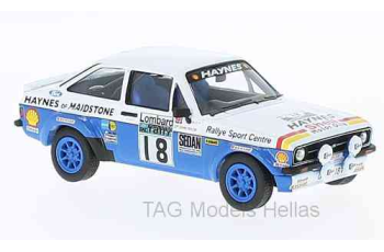 Ford Escort MK2 RS 1800, No.18, J.Taylor  VANGUARDS CORGI VANVA12610