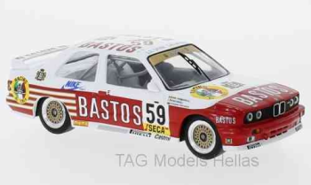BMW M3 (E30), No.59, Bastos, WTCC, 24h Spa, D.Vermeersch/G.Fontanesi/M.Micangeli, 1987  IXOGTM129