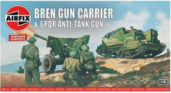 BREN GUN CARRIER & 6 PDR ANTI TANK GUN  AIRFIX  01309V
