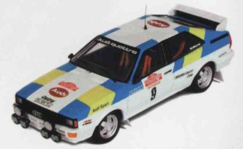 TROFEU AUDI QUATTRO 1st San Remo 82 Blomqvist / Cederberg