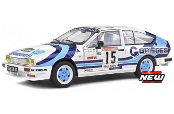 SOLIDO Alfa Romeo GTV6 No15 Rigollet/Bathelot Rally Garrigues 1986