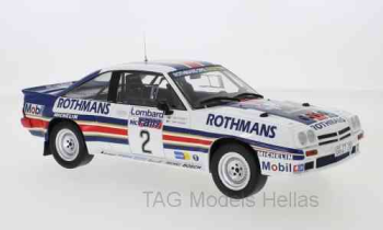 Opel Manta 400, No.2, Rothmans Opel Rally team, Rothmans, Rallye WM, RAC Rallye, H.Toivonen/F.Gallagher, 1983  IXO  18RMC038B