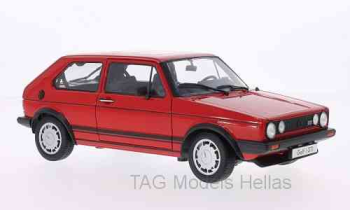 WELLY 1983 VOLKSWAGEN GOLF 1 GTI RED 1/18  18039W-RD 