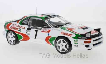 Toyota Celica Turbo 4WD (ST185), No.7, Castrol, Rallye WM, Rallye Monte Carlo, J.Kankkunen/J.Piironen, 1993  IXO  18RMC041B