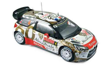 Norev 1/18 Citroen DS3 WRC - Rallye Monte Carlo 2015 - Loeb / Elena