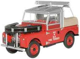 Oxford Diecast Land Rover 88 Fire British Rail LAN188015