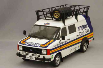 FORD TRANSIT MK II  TEAM ROTHMANS WITH ROOF ACCESSORIES
