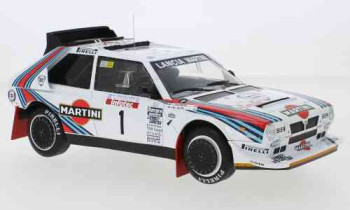 Lancia Delta S4 No1 Lancia Martini racing Martini Rallye WM tour de Corse Alen/Kivimäki 1986