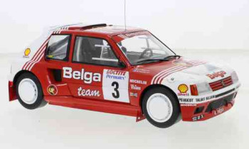Peugeot 205 T16 No3 Belga Rally Ypres Darniche/Mahe 1985  IXO  18RMC135