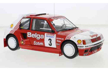 Peugeot 205 T16 No3 Belga Rally Ypres Darniche/Mahe 1985  IXO  18RMC135