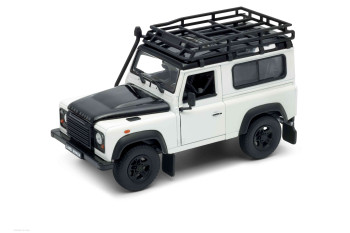 Land Rover DEFENDER OFF ROAD + ROOF RACK  WELLY  22498SPW