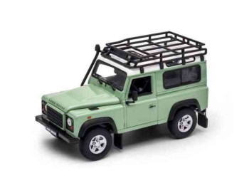  Land Rover Defender Off Road + Roof Rack welly  22498SPgnw