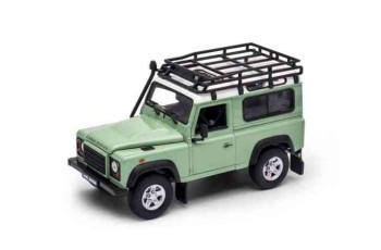  Land Rover Defender Off Road + Roof Rack welly  22498SPgnw