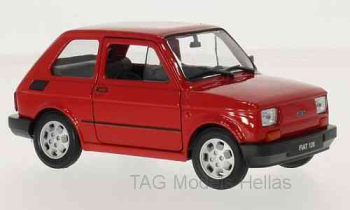 FIAT 126  RED   WELLY  24066