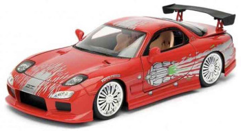 JADA TOYS DOM'S MAZDA RX-7 1995 FAST AND FURIOUS