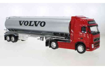 Volvo FH12 red and silver Volvo Oil Tanker