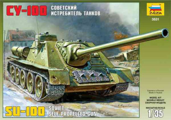 Zvezda 3531 SU-100 Soviet self-propelled gun