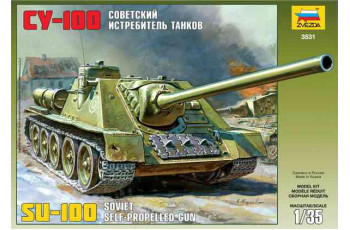 Zvezda 3531 SU-100 Soviet self-propelled gun