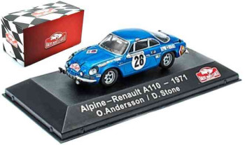 Alpine RENAULT A110 #26 O. ANDERSSON/D. STONE RALLY MONTE CARLO 1971  ATLAS 3575015