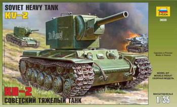 Zvezda 3608 Soviet heavy tank KW-2