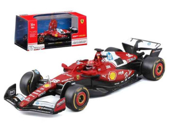 BBURAGO FERRARI Ferrari SF-25 #16 CHARLES LECLERC SEASON CAR 2025 WITH HELMET  36852L
