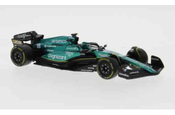 Burago, Aston Martin AMR23, Formel 1, 2023, Aston Martin Aramco Cognizant F1 Team, Cognizant, No18, 1/43