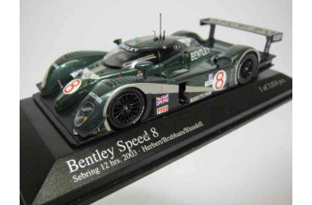 MINICHAMPS BENTLEY SPEED 8 HERBERT 3RD 12H SEBRING 2003