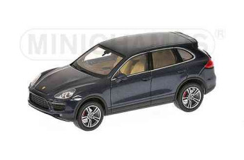MINICHAMPS PORSCHE CAYENNE TURBO – 2010 – BLUE METALLIC