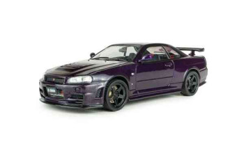 Nissan Skyline GT-R (BNR34) with NISMO Parts Midnight Purple 2005  SOLIDO  4318201