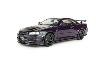 Nissan Skyline GT-R (BNR34) with NISMO Parts Midnight Purple 2005  SOLIDO  4318201