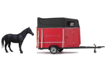 HORSE TRAILER WITH HORSE  CARARAMA 481-012