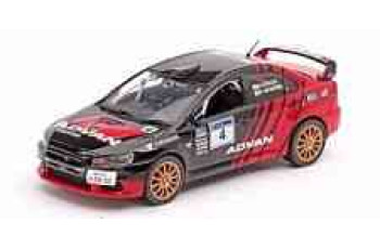 VITESSE MITSUBISHI - LANCER EVOLUTION X N 4 WINNER RALLY JRC SHINSHIRO 2008 F.NUTAHARA - N.ODAGIRI