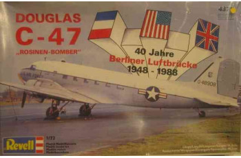 Douglas C-47 'Rosinen-Bomber' 40 Jahre Berliner Luftbrücke 1948 - 1988  REVELL  4371
